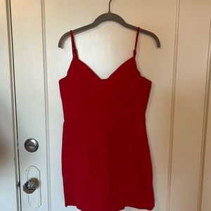Princess Polly red novella dress size 10